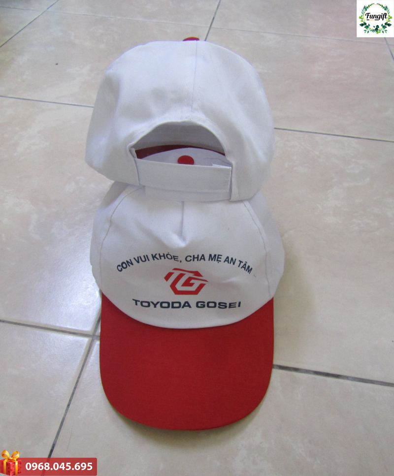 Mũ lưỡi trai nam thêu logo