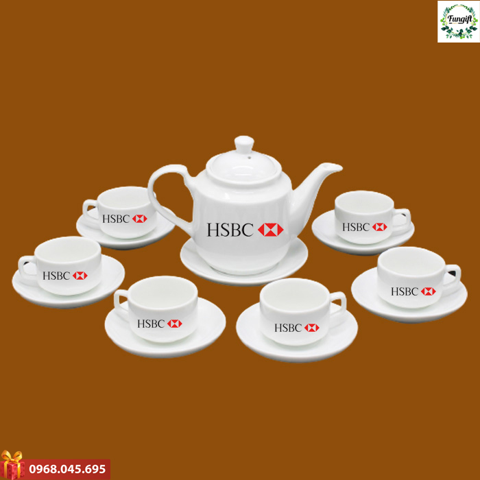 Ấm trà quà tặng HSBC