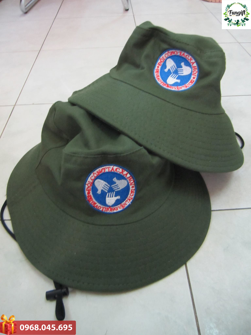 Mũ vành quà tặng cao cấp