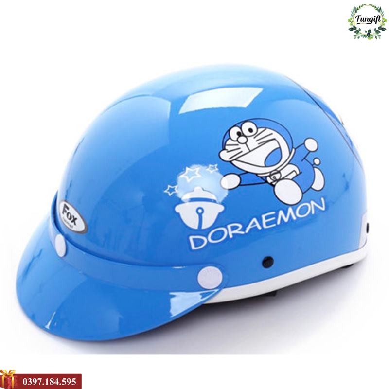 Nón bảo hiểm trẻ em in logo quảng cáo