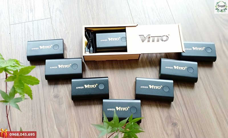 Pin sạc dự phòng in logo