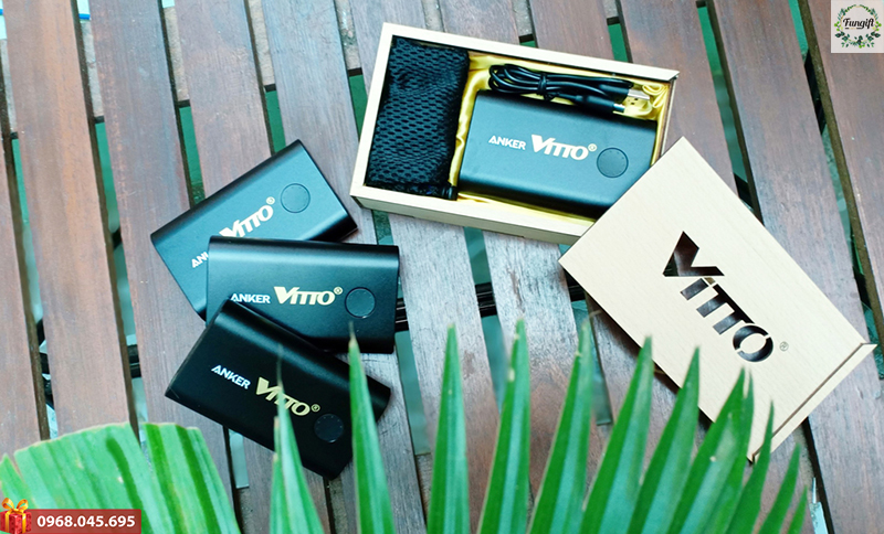 Pin sạc dự phòng in logo Pin sạc dự phòng in logo
