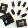 USB vỏ da in logo