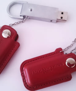USB vỏ da in logo tân hoàng minh