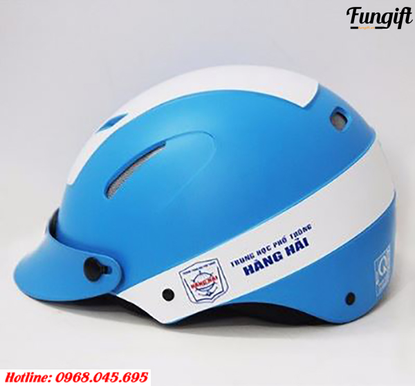 Mũ Bảo Hiểm Xe Gắn Máy In Logo