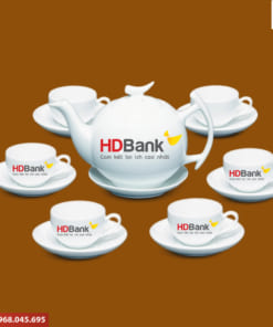 Ấm trà quà tặng HD Bank