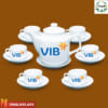 Ấm trà quà tặng Vib