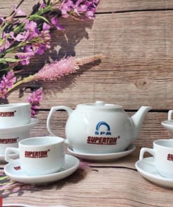 Bộ ấm chén in logo giá rẻ
