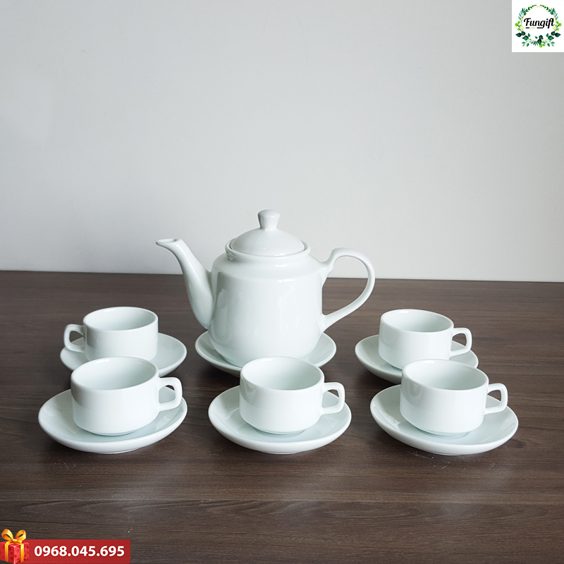 Bộ tách trà gốm sứ