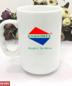 Cốc sứ Bát Tràng in logo quà tặng