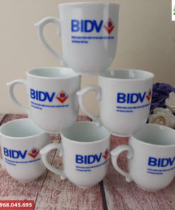 Cốc sứ in logo theo yêu cầu