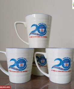 Cốc sứ bát tràng in logo theo yêu cầu
