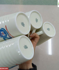 Cốc sứ bát tràng in logo theo yêu cầu
