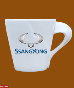 Ly sứ in logo Ssang Yong