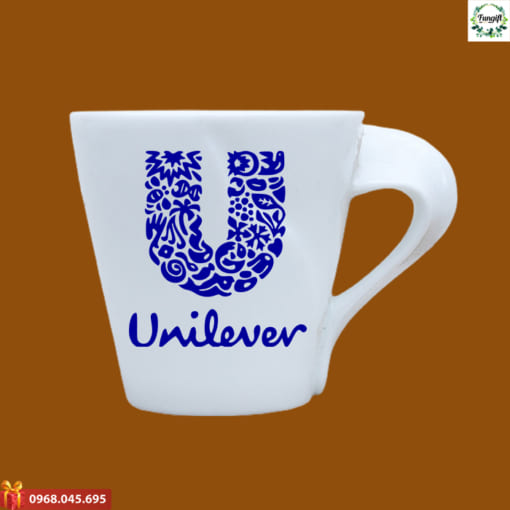Ly sứ in logo Unilever