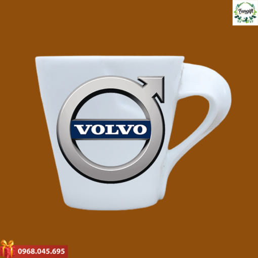 Ly sứ in logo Volvo