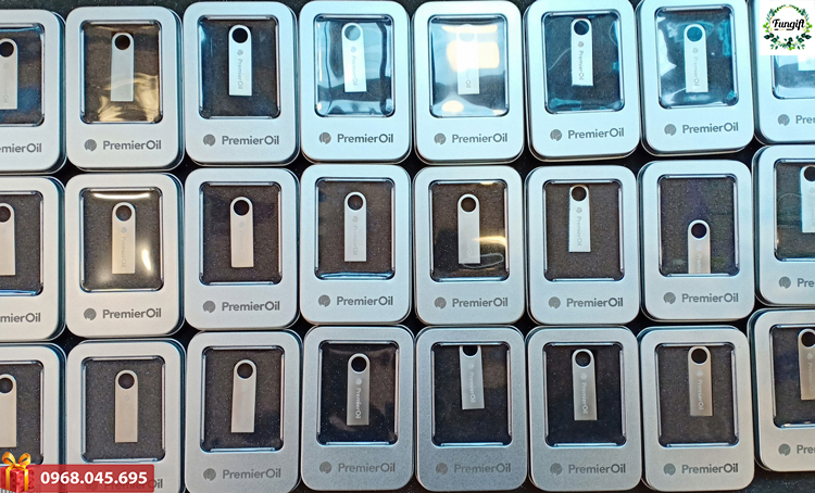 Quà tặng usb kim loại in logo