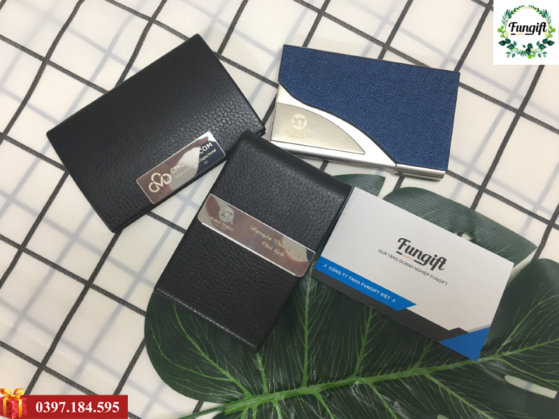 Hộp card visit khắc tên