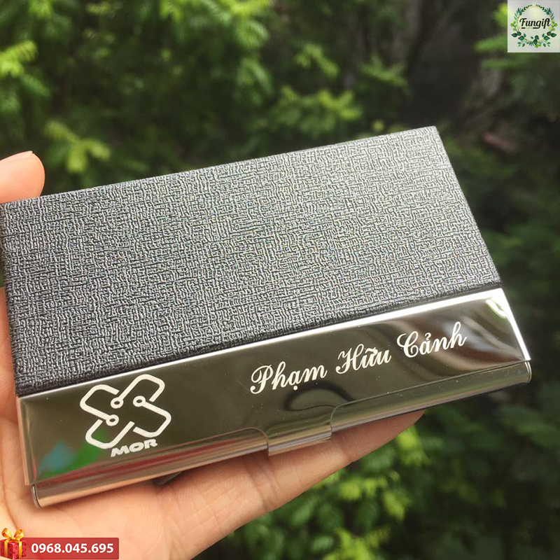Hộp đựng danh thiếp bằng da