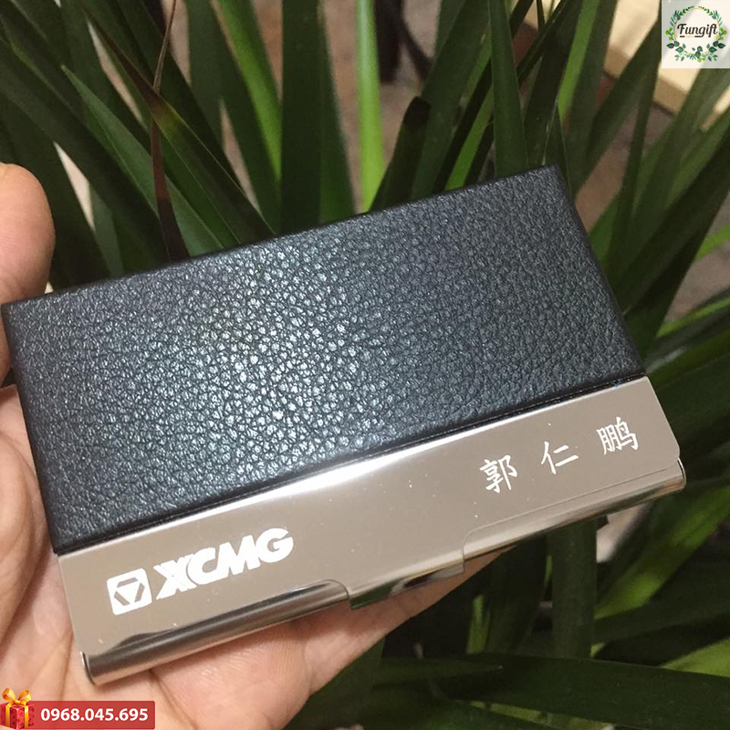 Hộp đựng namecard khắc tên làm quà tặng