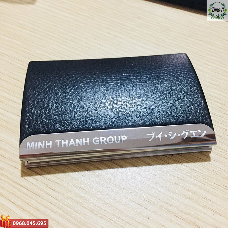 Hộp Name Card khắc logo