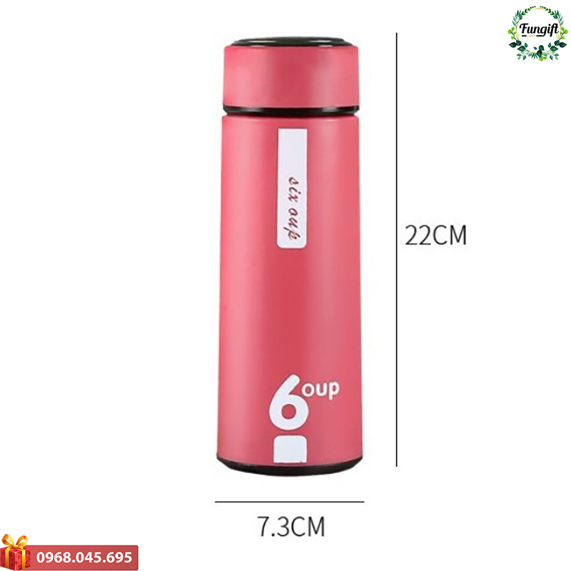 Kích thước bình đựng nước thủy tinh 6 oup