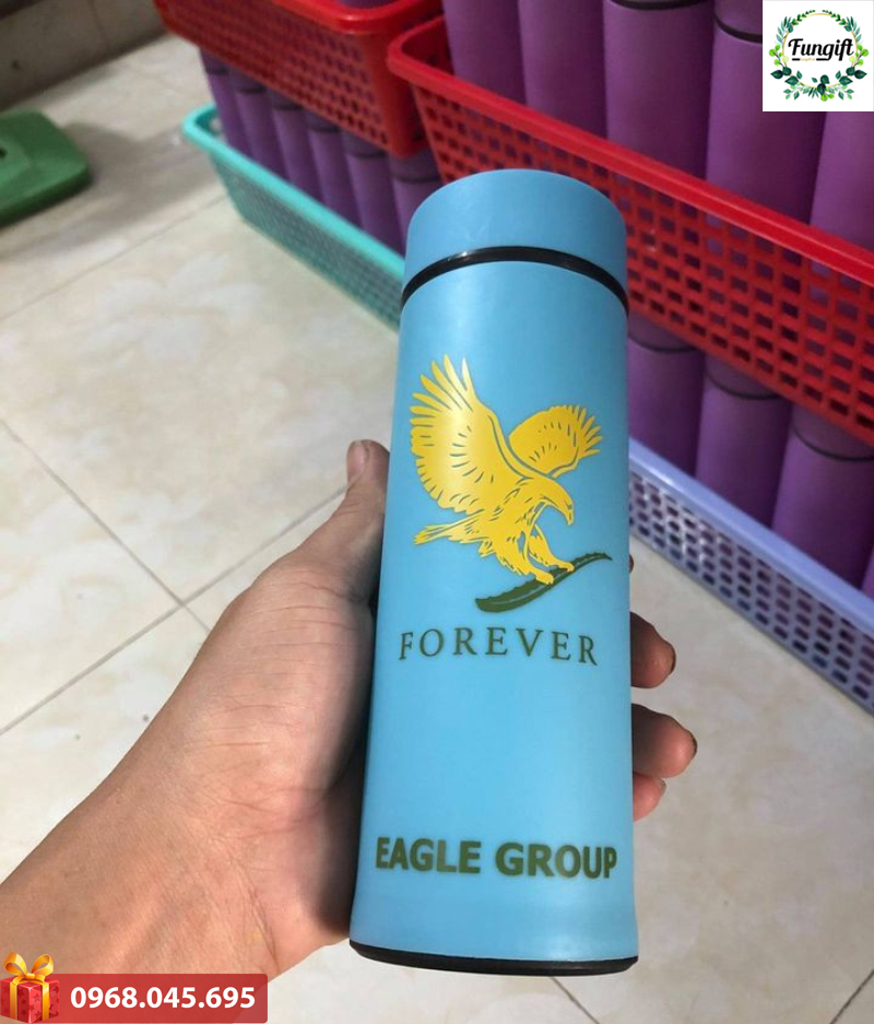 Bình giữ nhiệt 6 oup in logo làm quà tặng