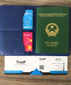Ví Đựng Passport Da Quà Tặng