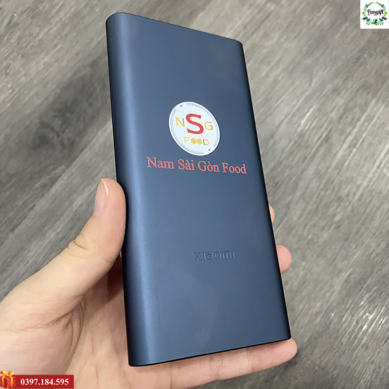 Pin sạc dự phòng in khắc logo làm quà tặng sự kiện