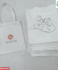 Túi vải bố in logo theo yêu cầu
