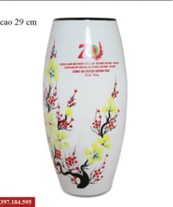 Lọ hoa in logo làm quà tặng