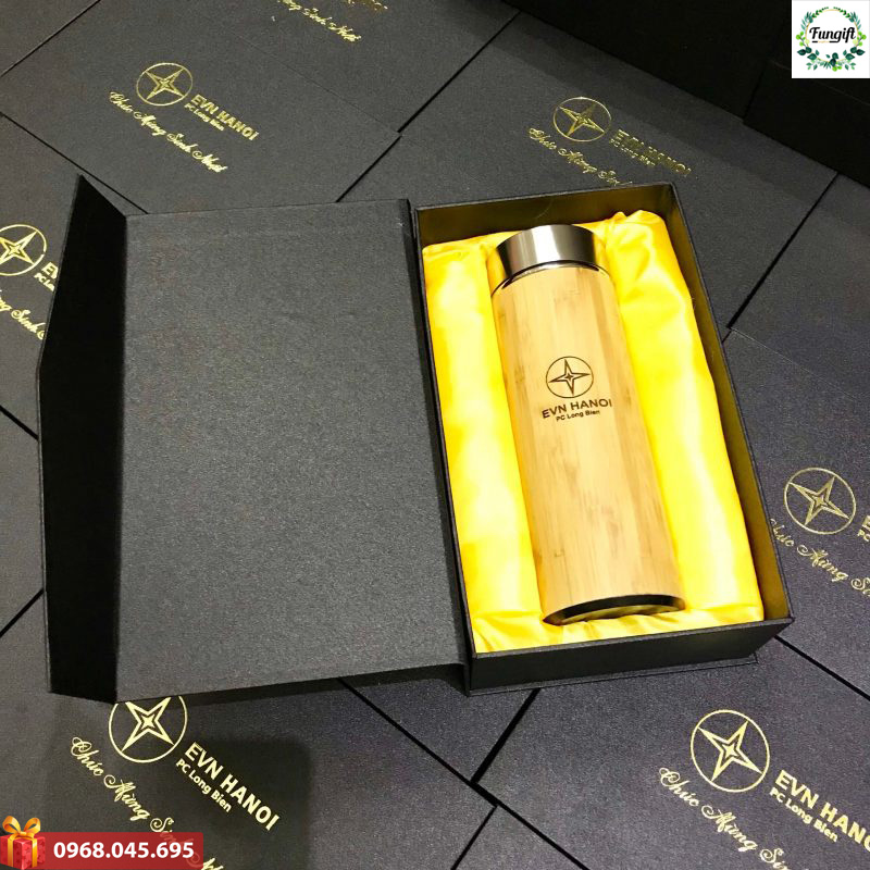 Bình giữ nhiệt bằng tre