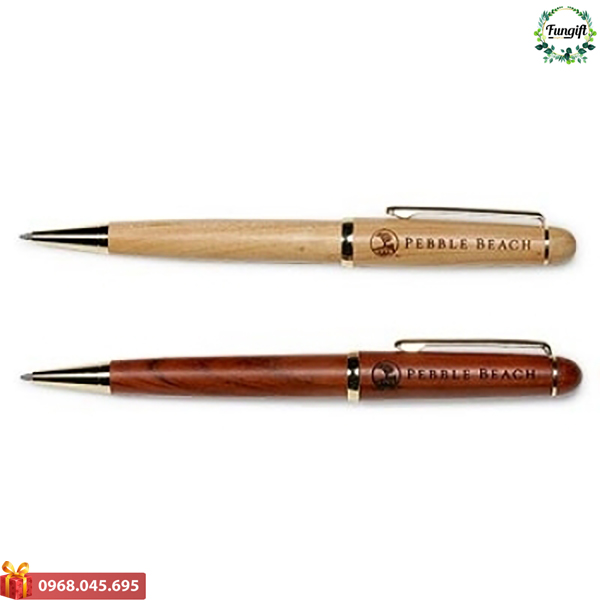 Bút vỏ gỗ khắc tên theo yêu cầu