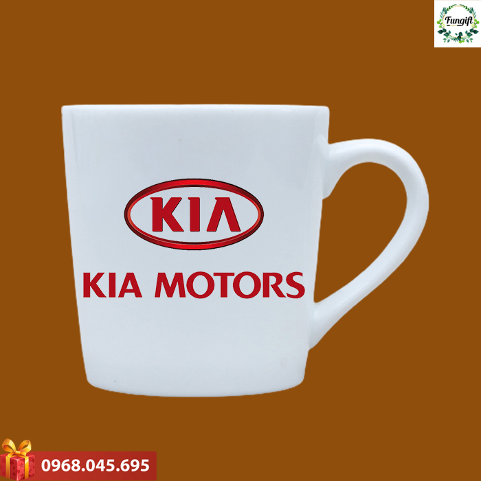 Ly sứ in logo Kia Motors