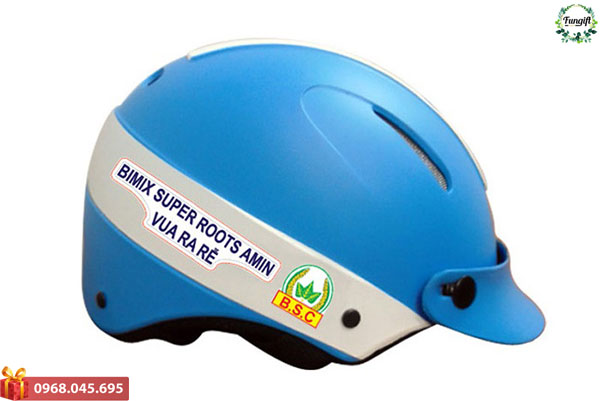Mũ bảo hiểm in logo Mũ bảo hiểm in logo