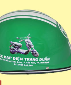 Mũ bảo hiểm in logo thương hiệu