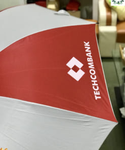 Ô cầm tay cán thẳng in logo