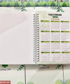 Sổ tay lò xo bìa cứng