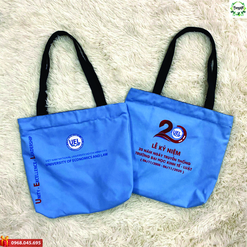 Túi canvas in logo cao cấp