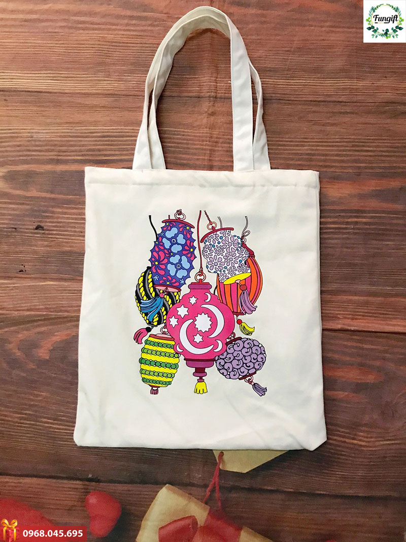 Túi vải canvas in logo