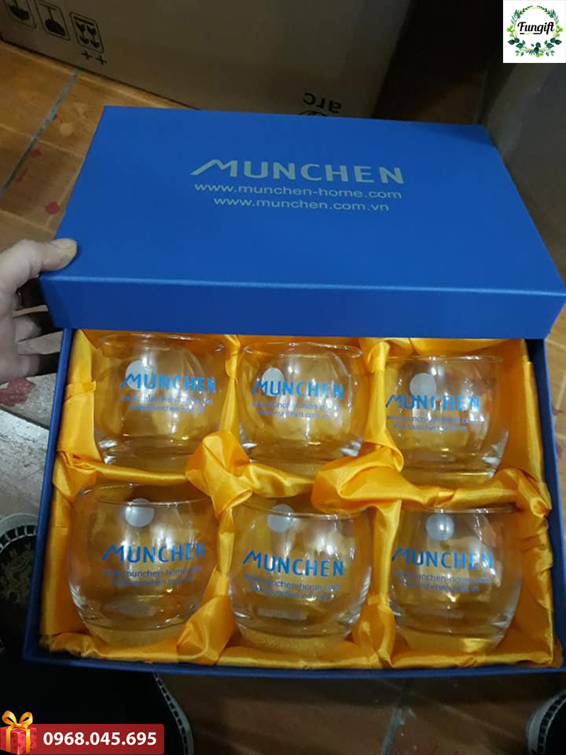 Bộ ly thủy tinh quà tặng