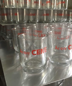 Cốc thủy tinh in logo giá rẻ
