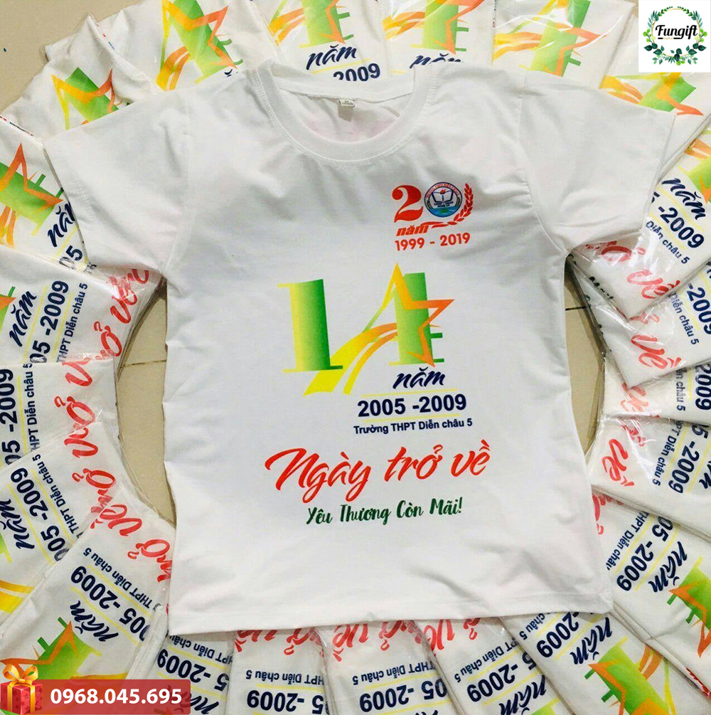Áo thun in logo công ty