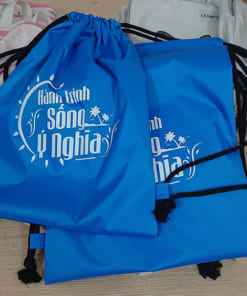 Balo rút in logo Hà Nội