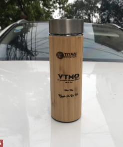 Bình vỏ tre khắc tên theo yêu cầu