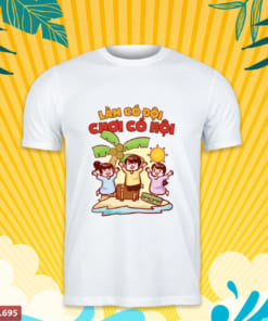 May đồng phục nhóm du lịch