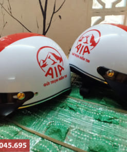 Mũ bảo hiểm in logo quảng cáo