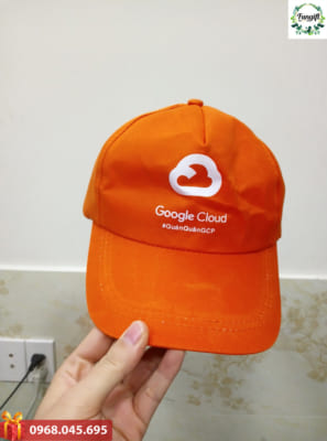 Mũ lưỡi trai in logo google cloud