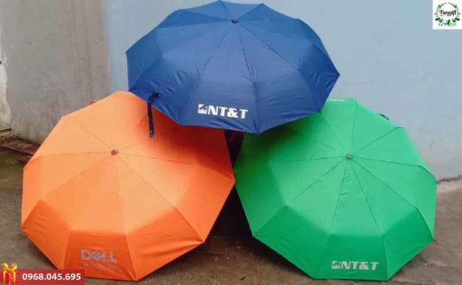 Ô dù quà tặng in logo Dell