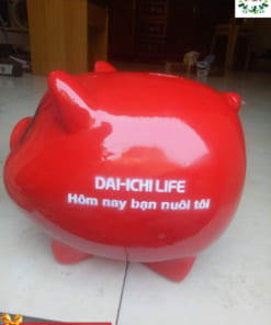 Lợn đất quà tặng màu đỏ